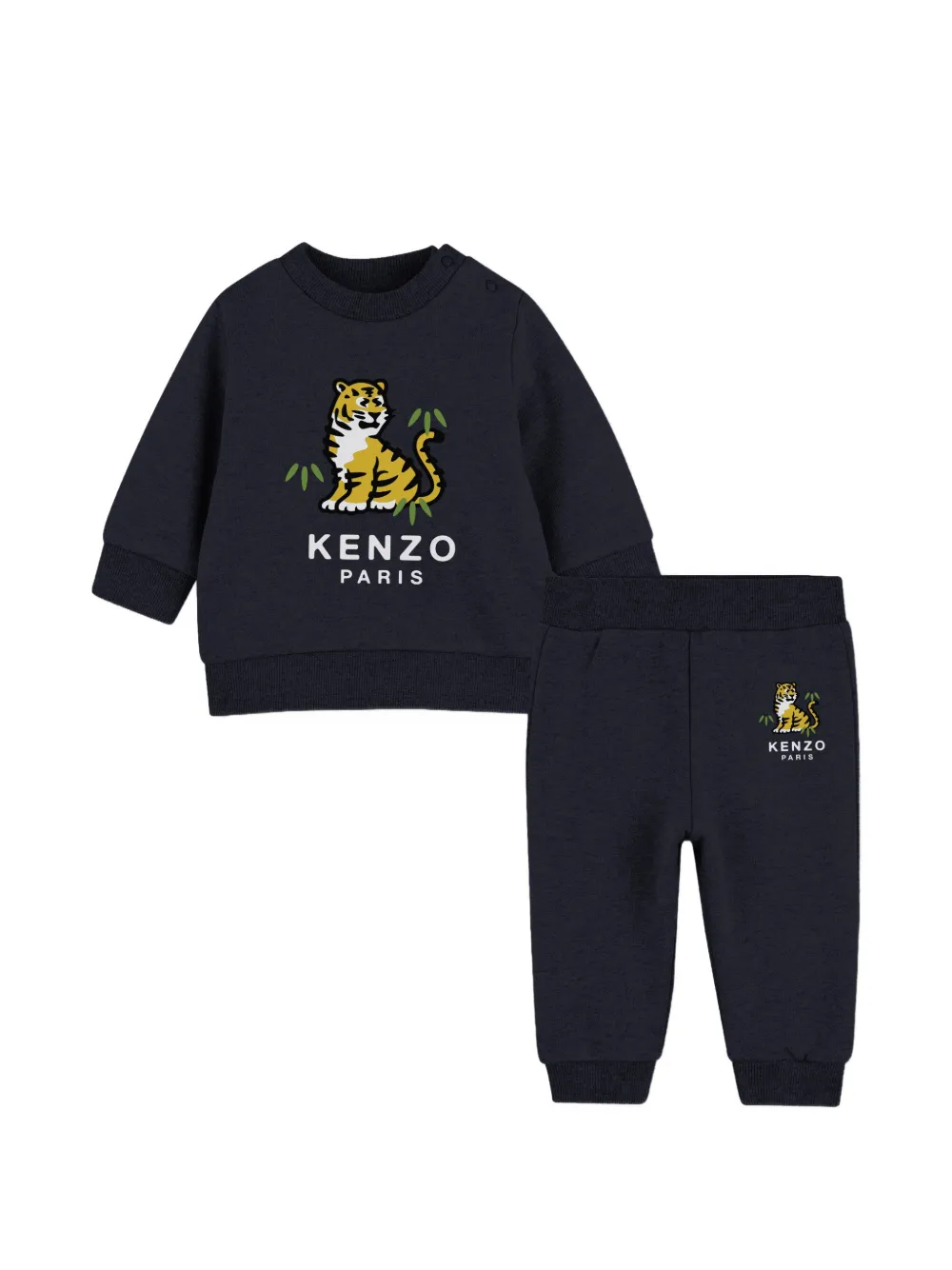 Kenzo Kids Jogginghose mit Logo-Print - Blau
