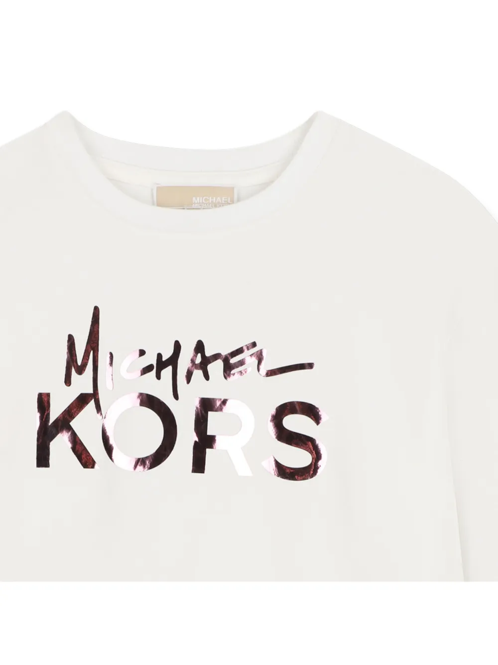 Michael Kors Kids T-shirt met logoprint Wit