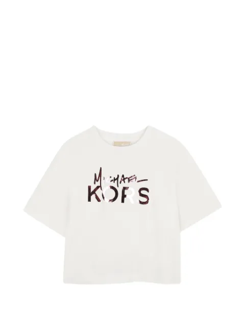 Michael Kors Kids 로고 프린트 티셔츠