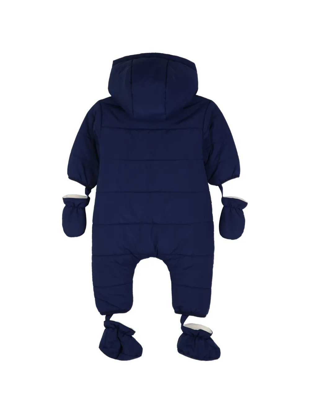 Timberland Kids Gewatteerde romper met logo-print Blauw