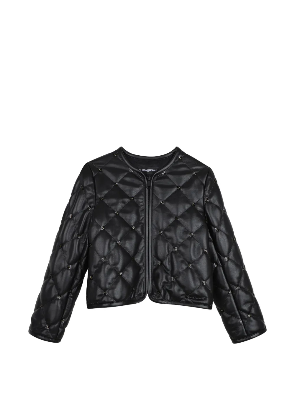 Karl Lagerfeld Kids Giacca con paillettes - Nero
