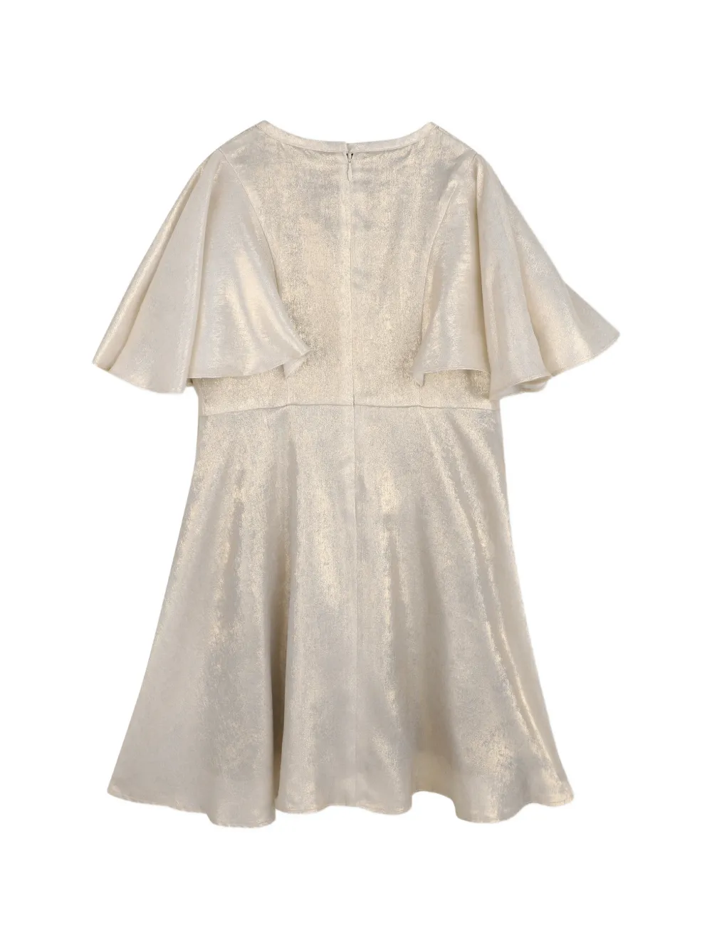 Michael Kors Kids Jurk met fladdermouwen Goud
