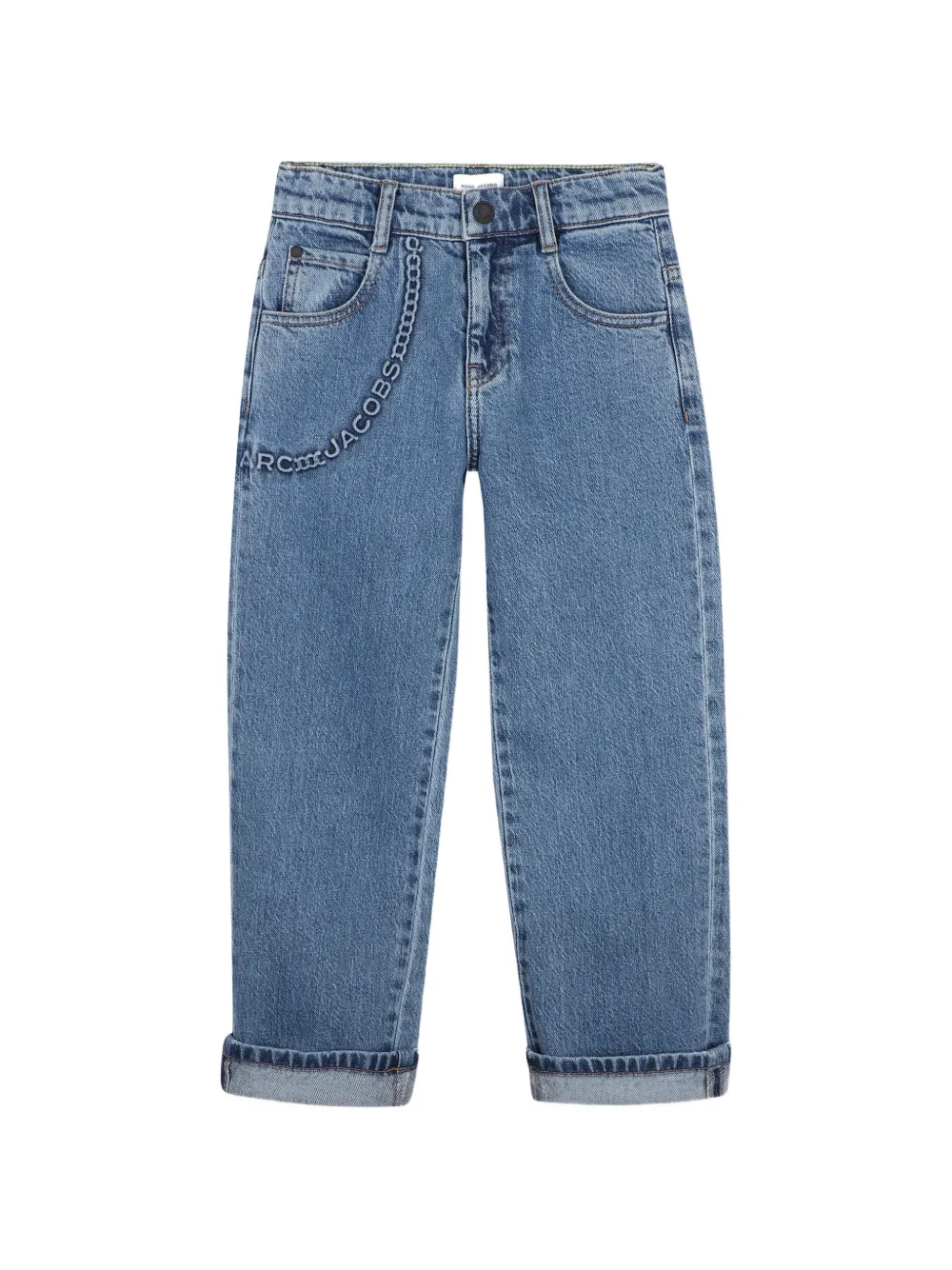 Marc Jacobs Kids Jeans con ricamo - Blu