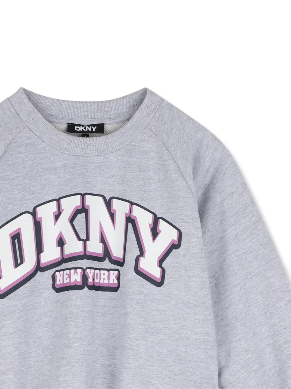 Dkny Kids Sweater met logoprint Grijs