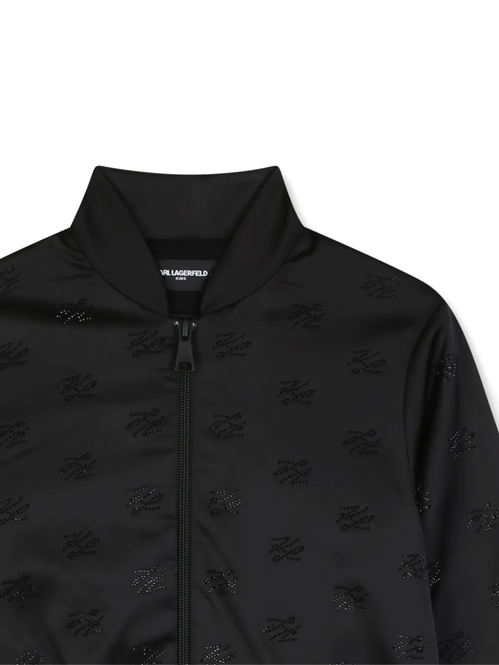 Karl Lagerfeld Kids Jack met stras Zwart