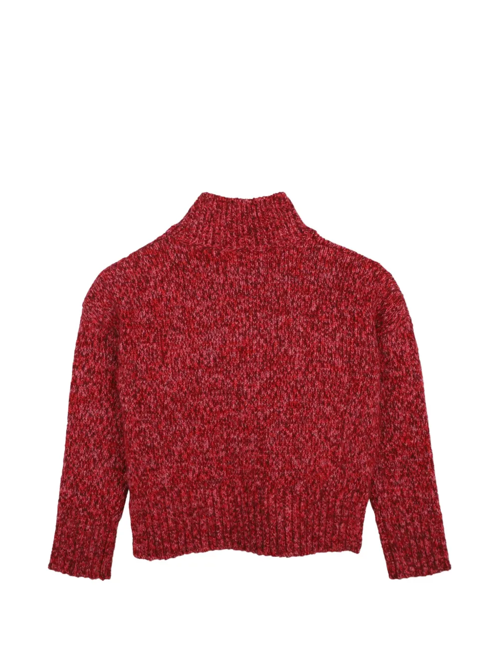 Zadig & Voltaire Kids Trui met borduurwerk en knopen op de schouders Rood