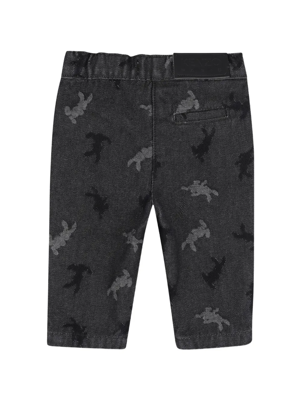 Kenzo Kids Jeans met dierenpatroon Grijs