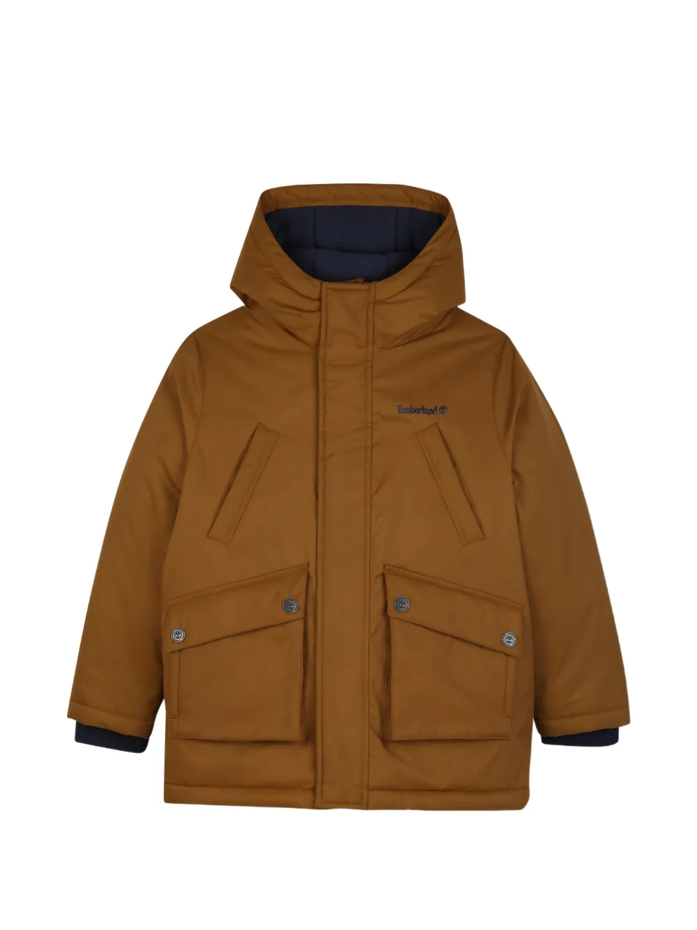 Timberland Kids Parka con cappuccio - Marrone
