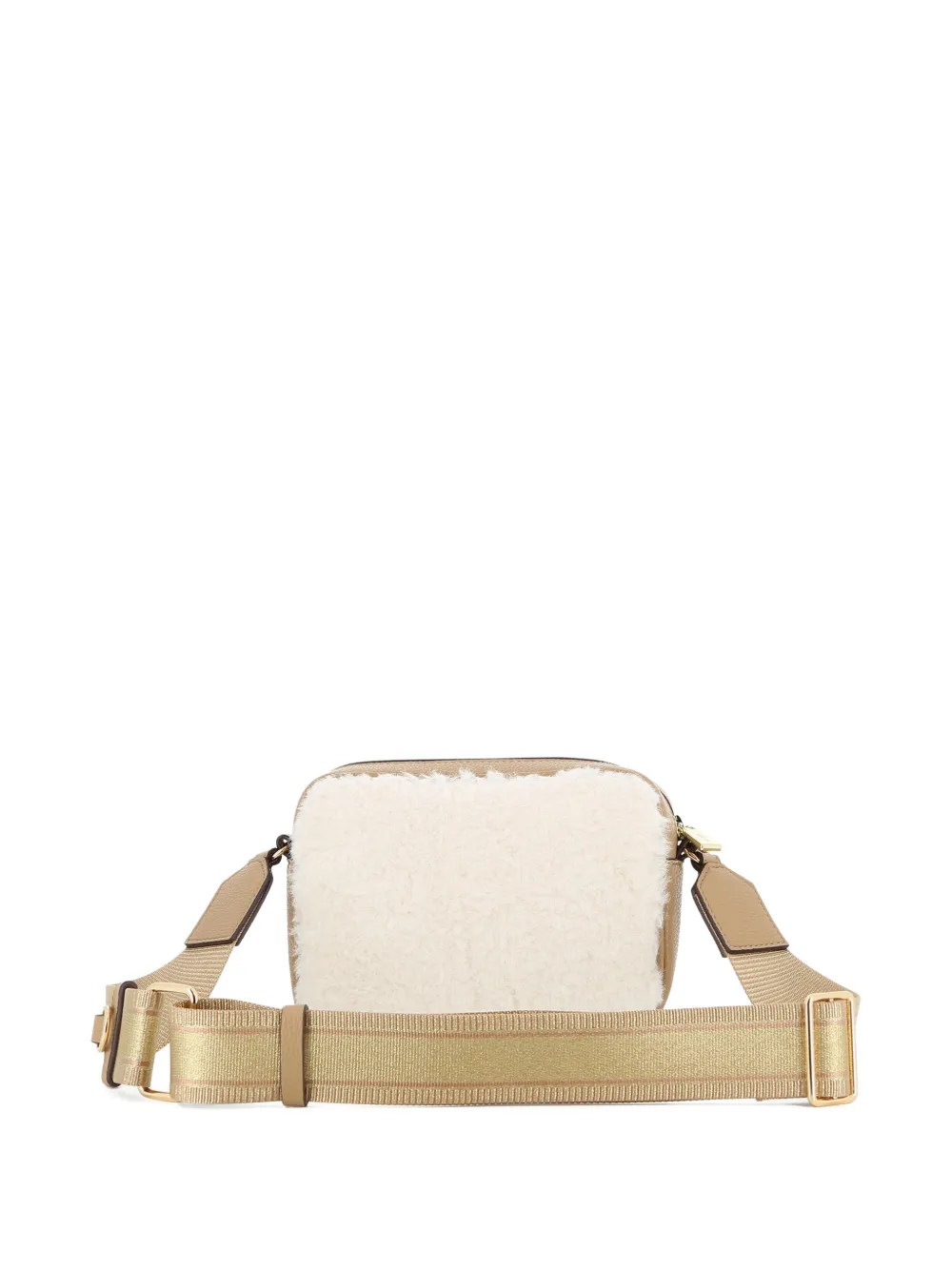 Michael Kors Kids Schoudertas van imitatie lamswol Beige