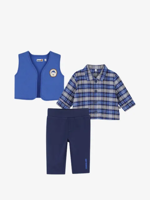 Timberland Kids ensemble haut-pantalon à carreaux