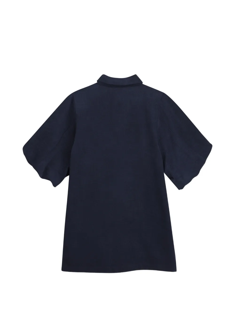 BOSS Kidswear Jurk met pofmouwen Blauw