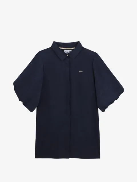 BOSS Kidswear パフスリーブ ワンピース