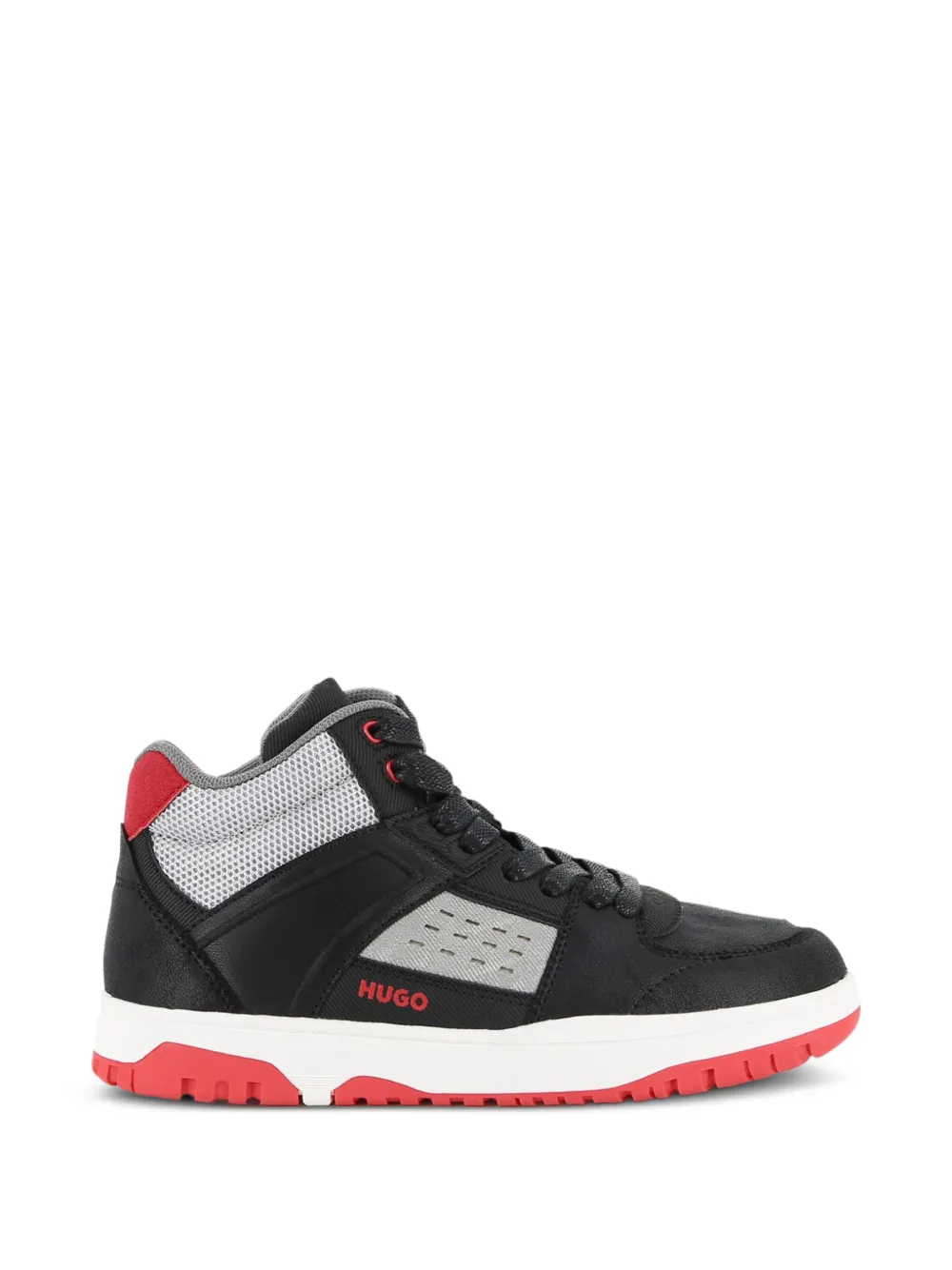 HUGO KIDS Sneakers alte con stampa - Nero