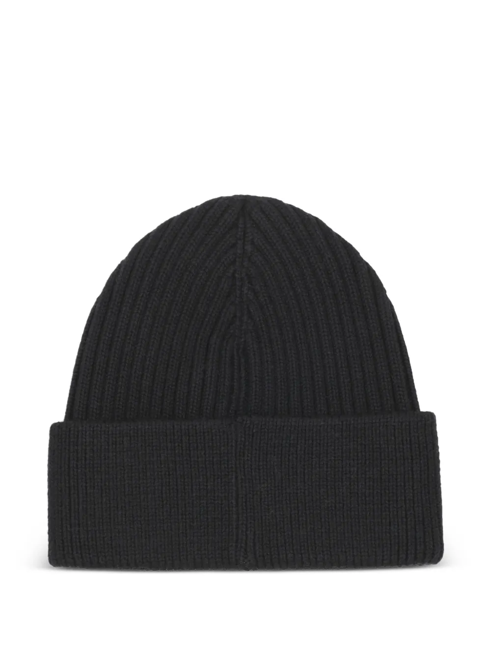 Zadig & Voltaire Kids Gebreide muts met logo-patch Zwart