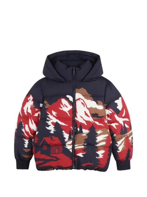 Timberland Kids Gefütterte Jacke mit grafischem Print