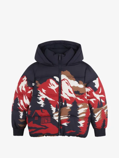 Timberland Kids Gefütterte Jacke mit grafischem Print