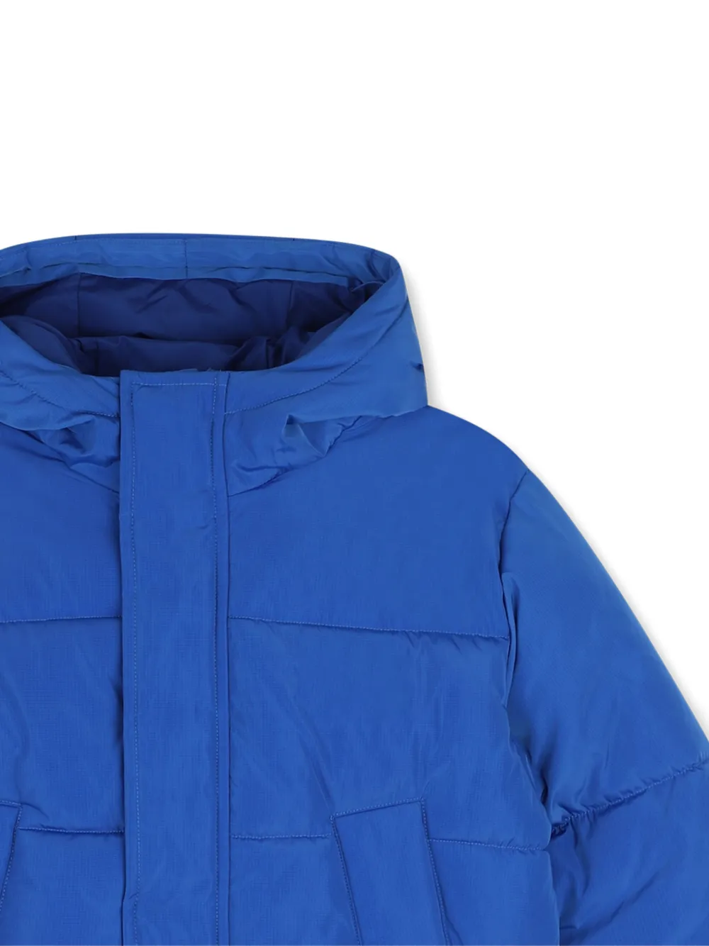 Marc Jacobs Kids Donsjack met logo-reliëf Blauw
