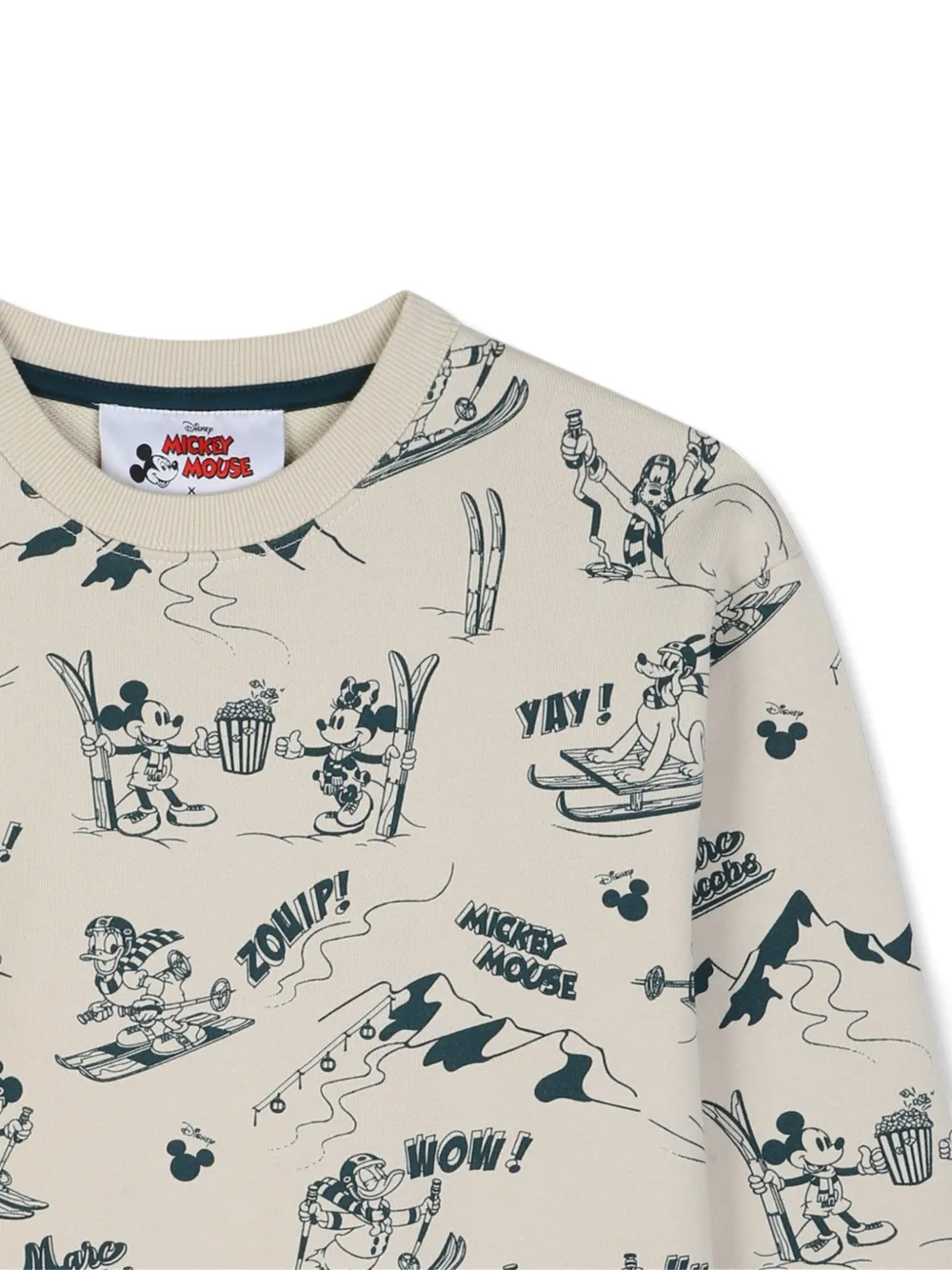 Marc Jacobs Kids x Disney Mickey Mouse trui met grafische print Beige