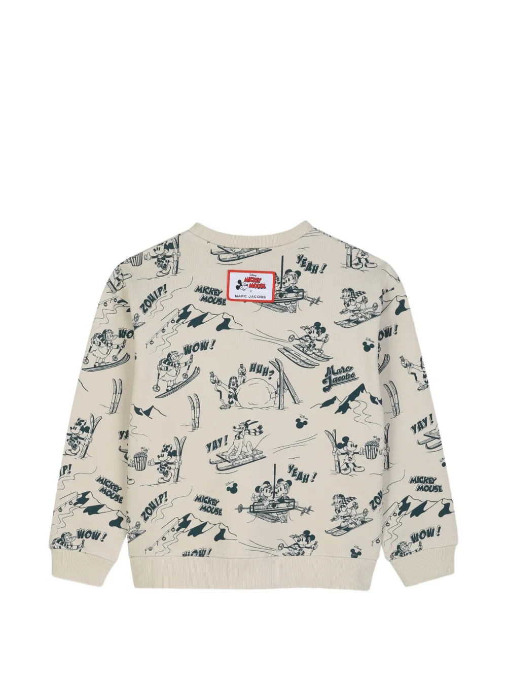 Marc Jacobs Kids x Disney Mickey Mouse trui met grafische print Beige
