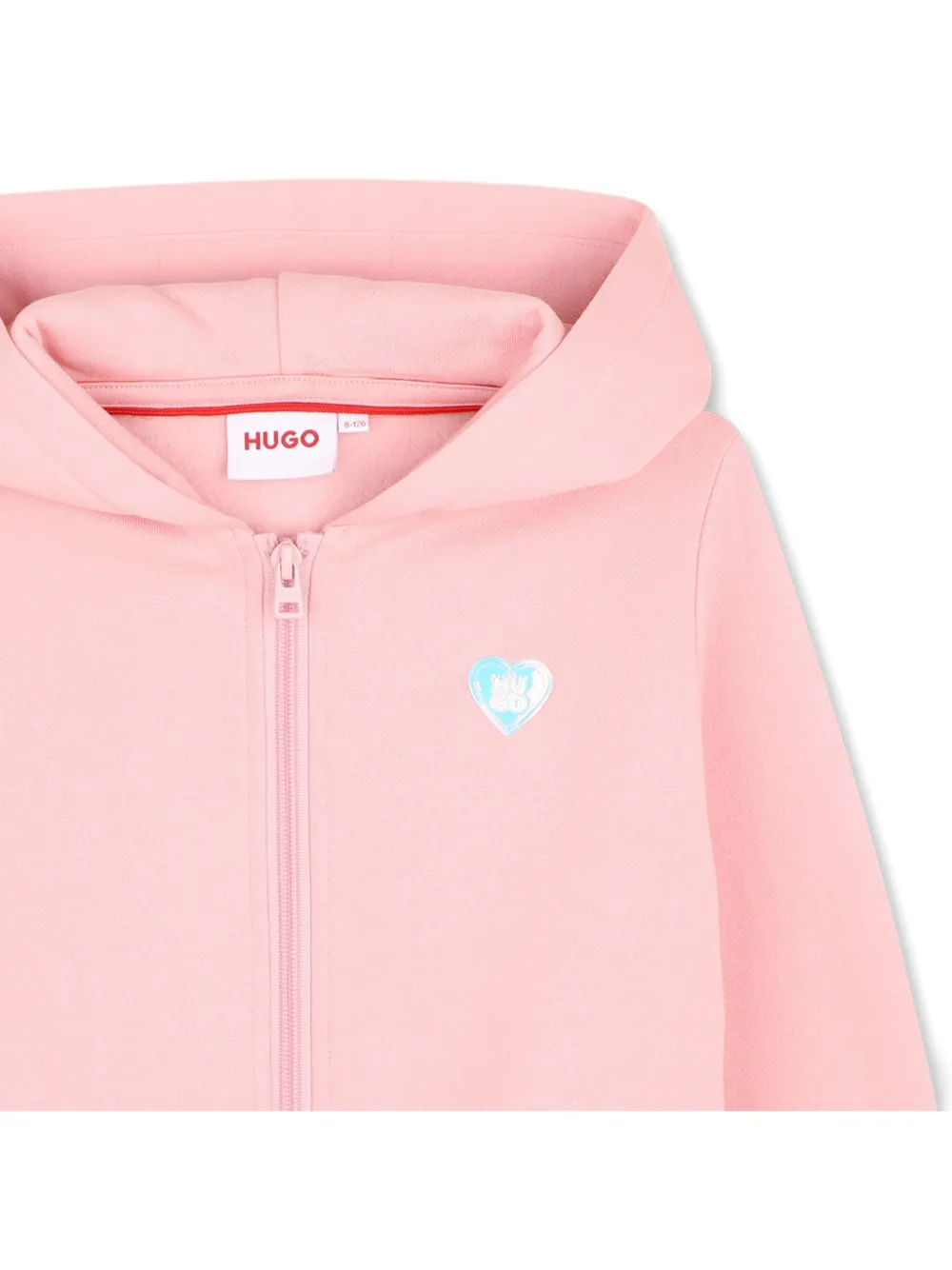 HUGO KIDS Hoodie met rits Roze