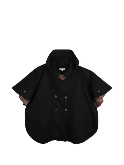 Chloé Kids cape à motif pied de poule