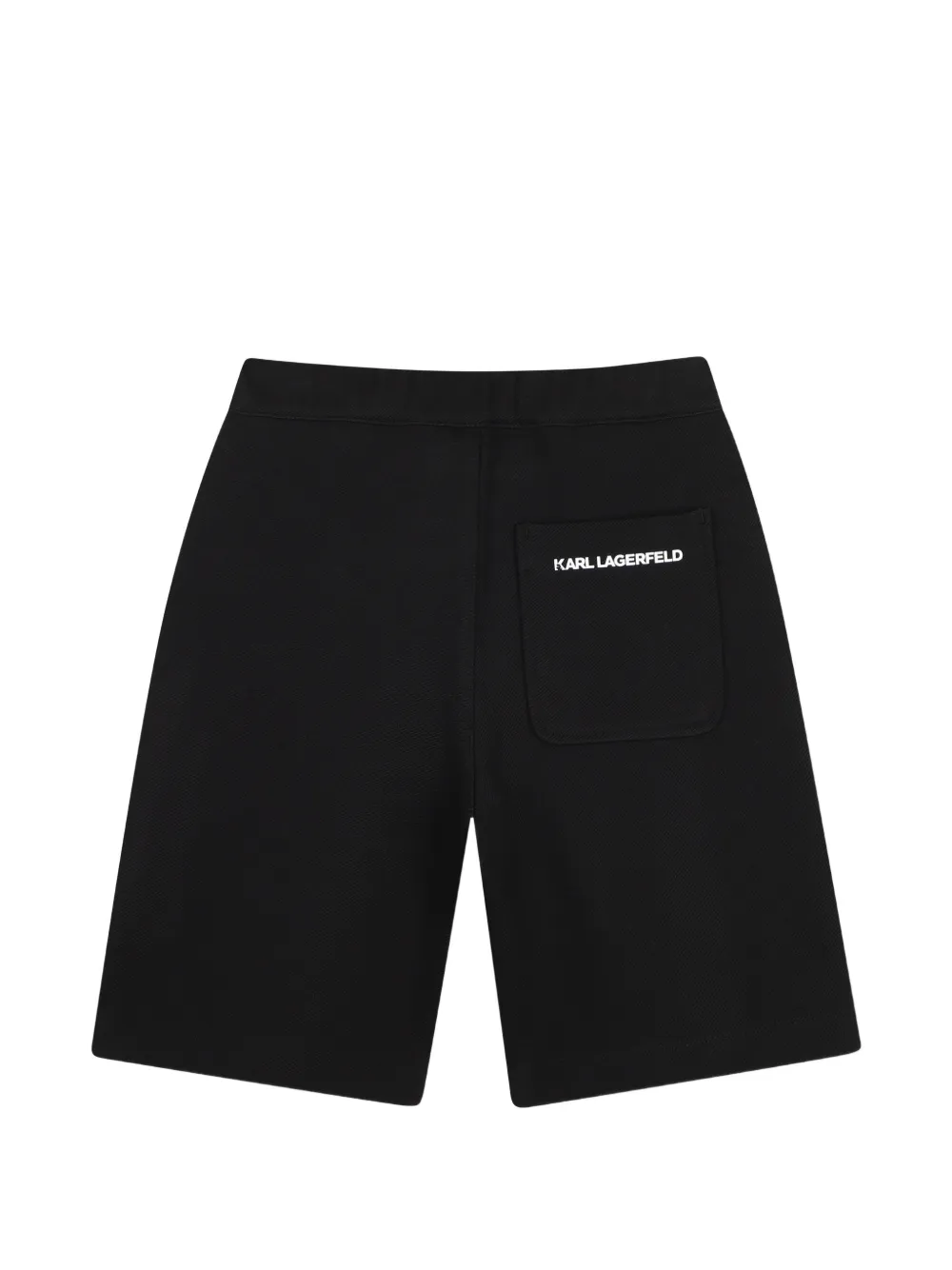 Karl Lagerfeld Kids Shorts met logoprint Zwart