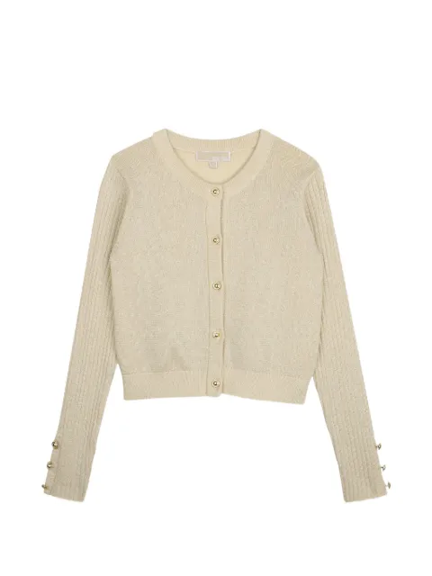 Michael Kors Kids ribbed-sleeve button-up cardigan