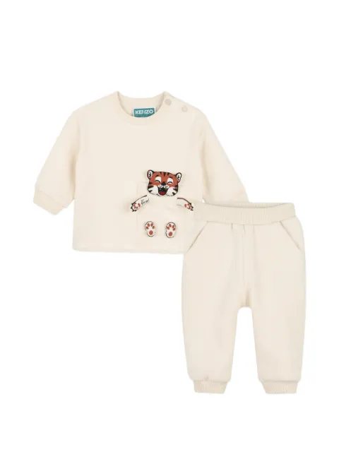 Kenzo Kids tiger-patch track suit