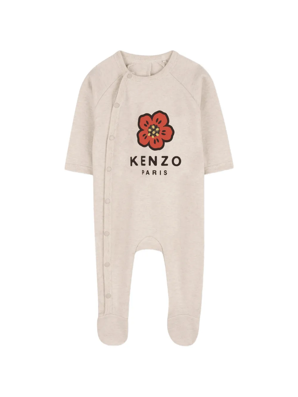 Kenzo Kids Boke pyjama met bloemenprint Beige