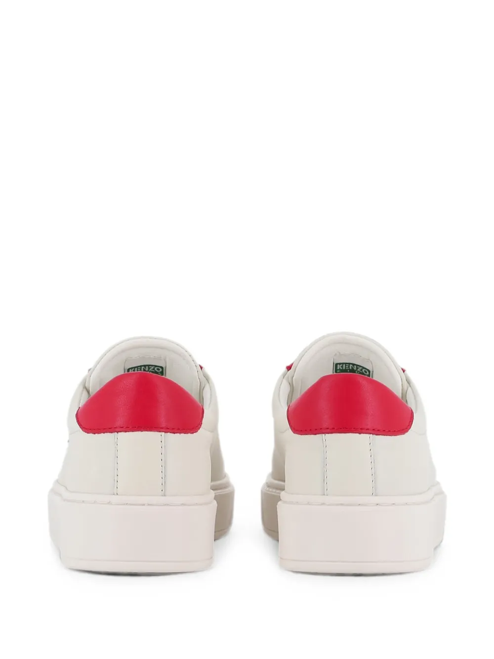 Kenzo Kids Sneakers met geborduurd logo Beige