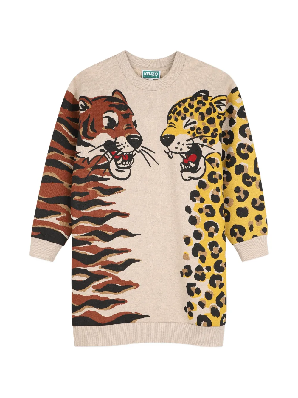 Kenzo Kids Abito con stampa - Toni neutri