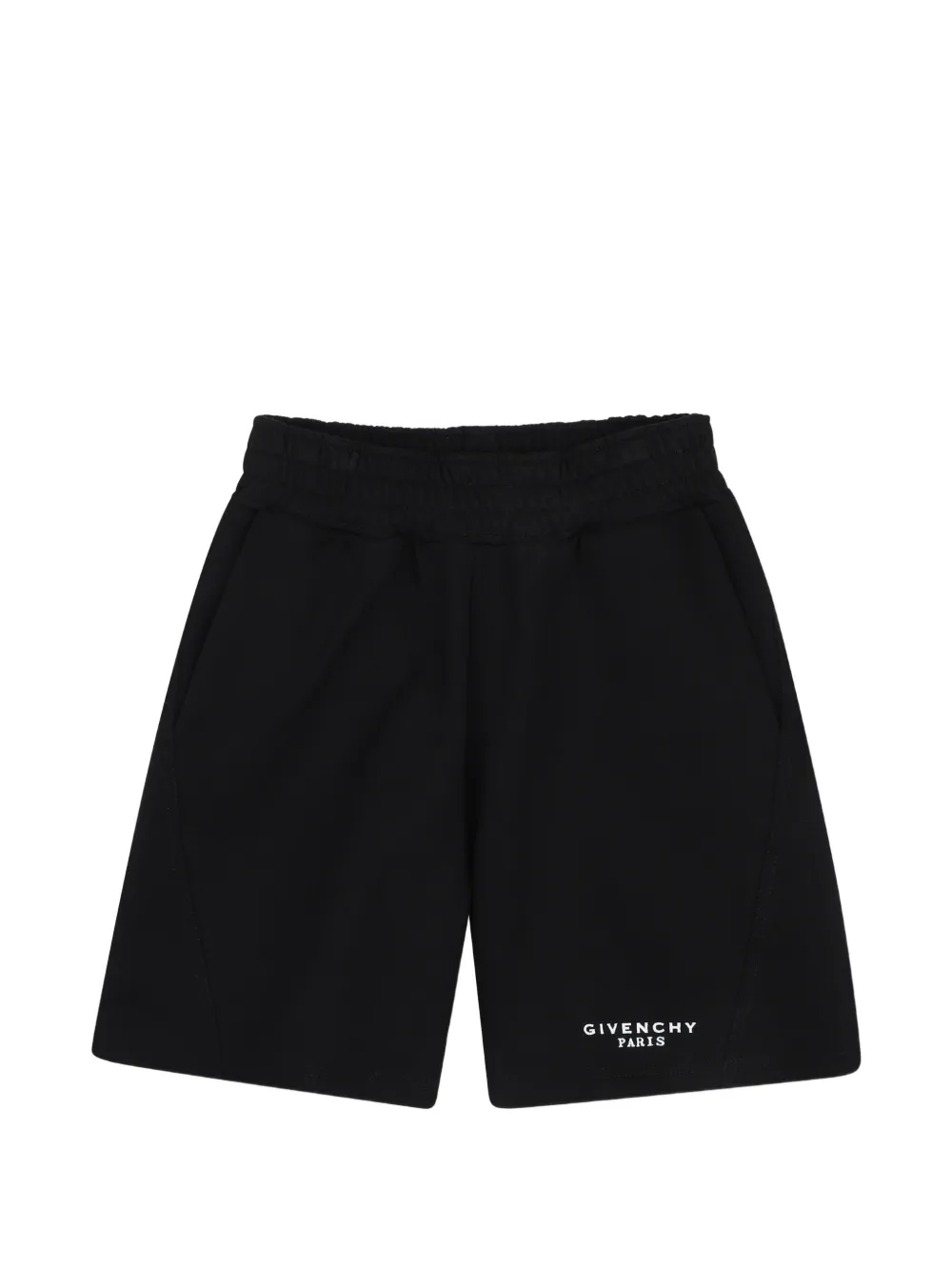 Givenchy Kids Shorts sportivi con stampa - Nero