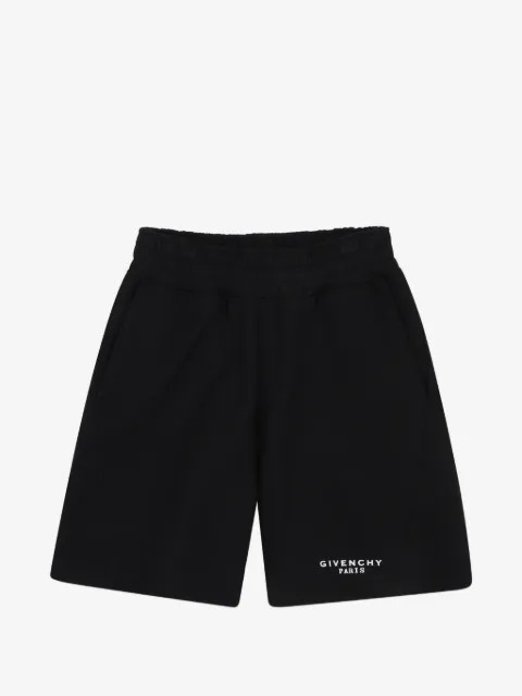 Givenchy Kids logo-print elasticated shorts