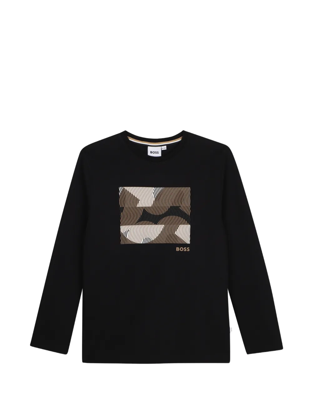 BOSS Kidswear long-sleeve t-shirt - Nero