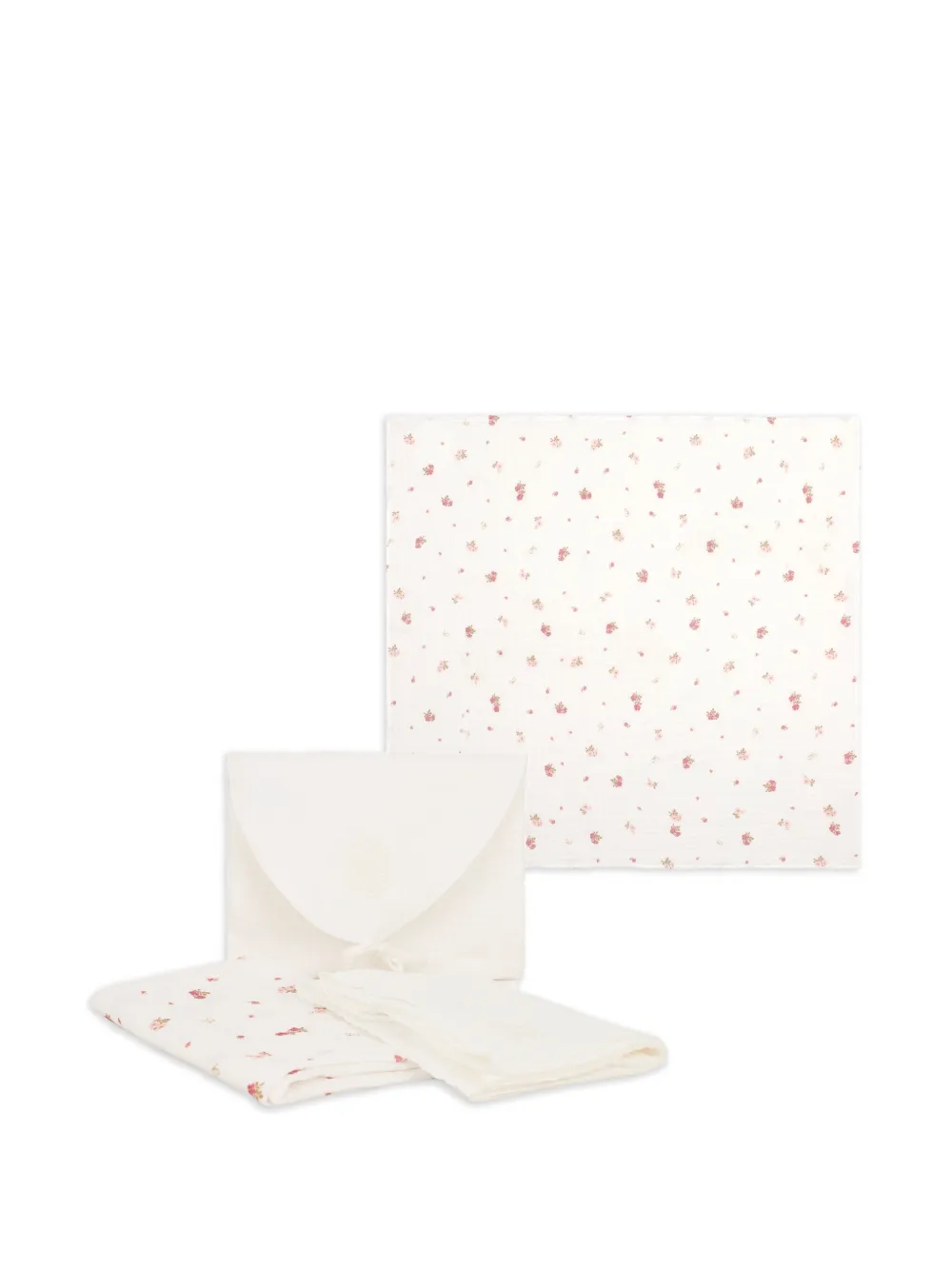 Chloé Kids Geschenk-Set mit Blumenprint - Weiß