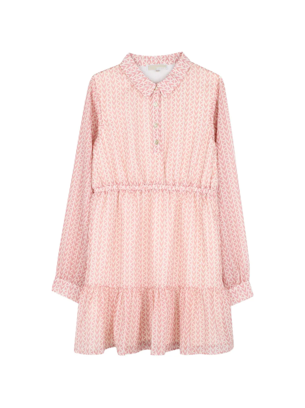 Michael Kors Kids Abito con balze - Rosa