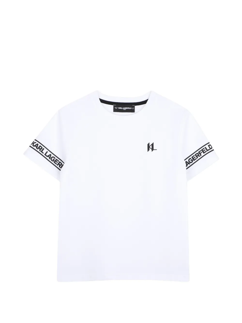 Karl Lagerfeld Kids logo-tape short-sleeve T-shirt - Weiß