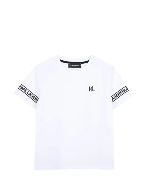 Karl Lagerfeld Kids logo-tape short-sleeve T-shirt