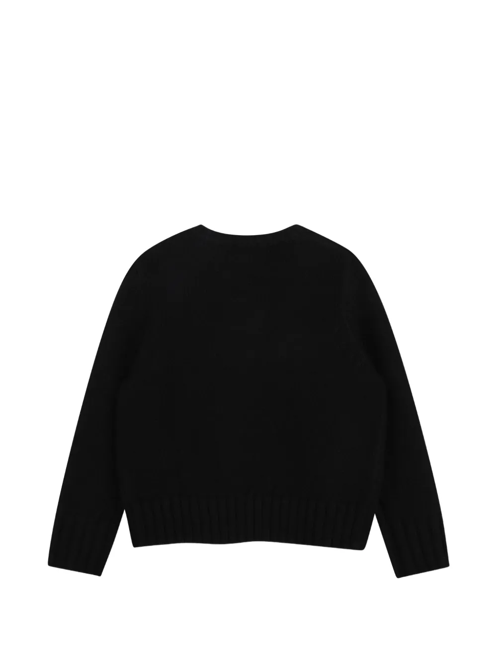 Zadig & Voltaire Kids Trui met geborduurd logo en knoop-detail Zwart