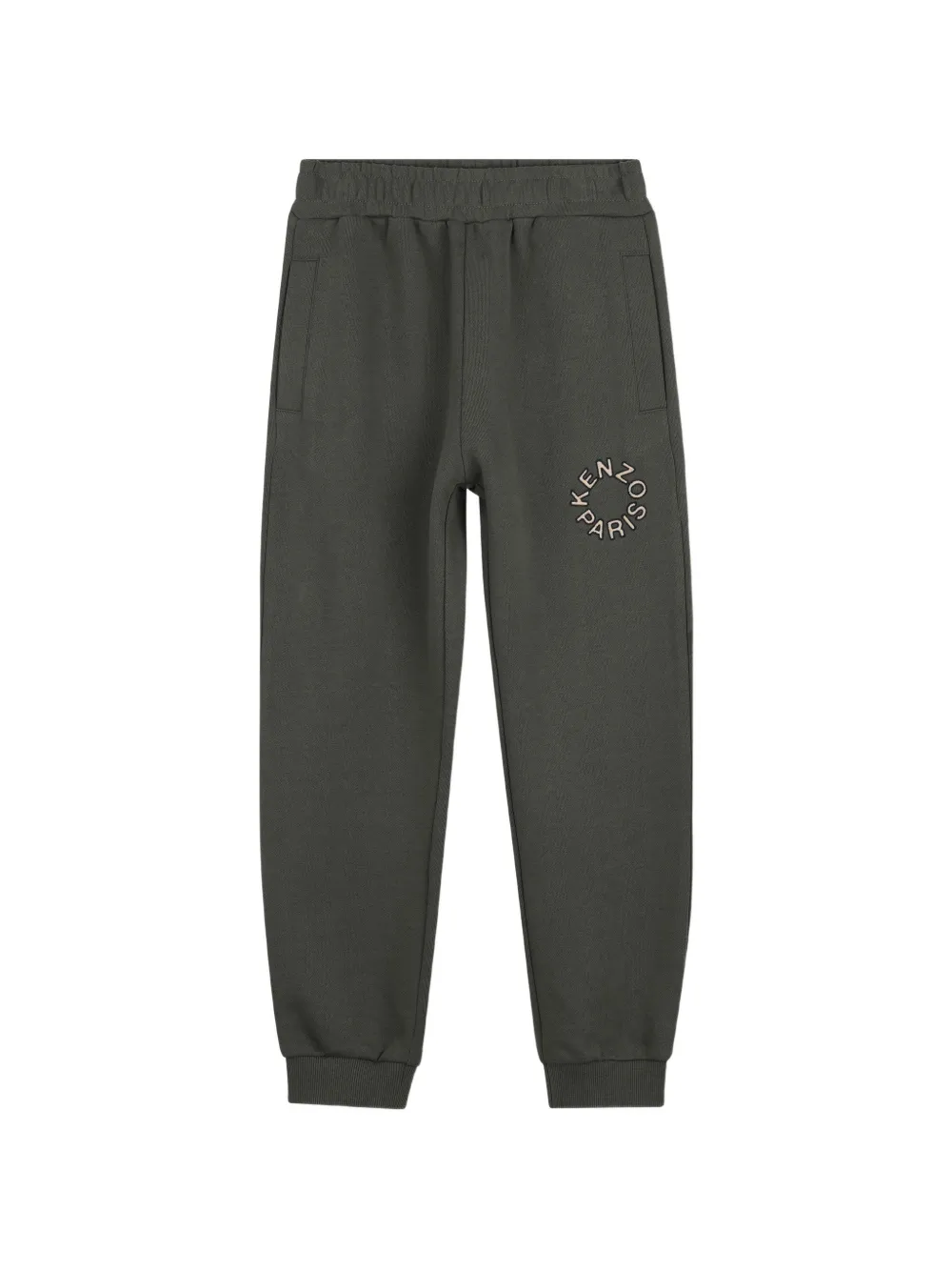 Kenzo Kids Trainingspak met geborduurd logo en ronde hals Grijs