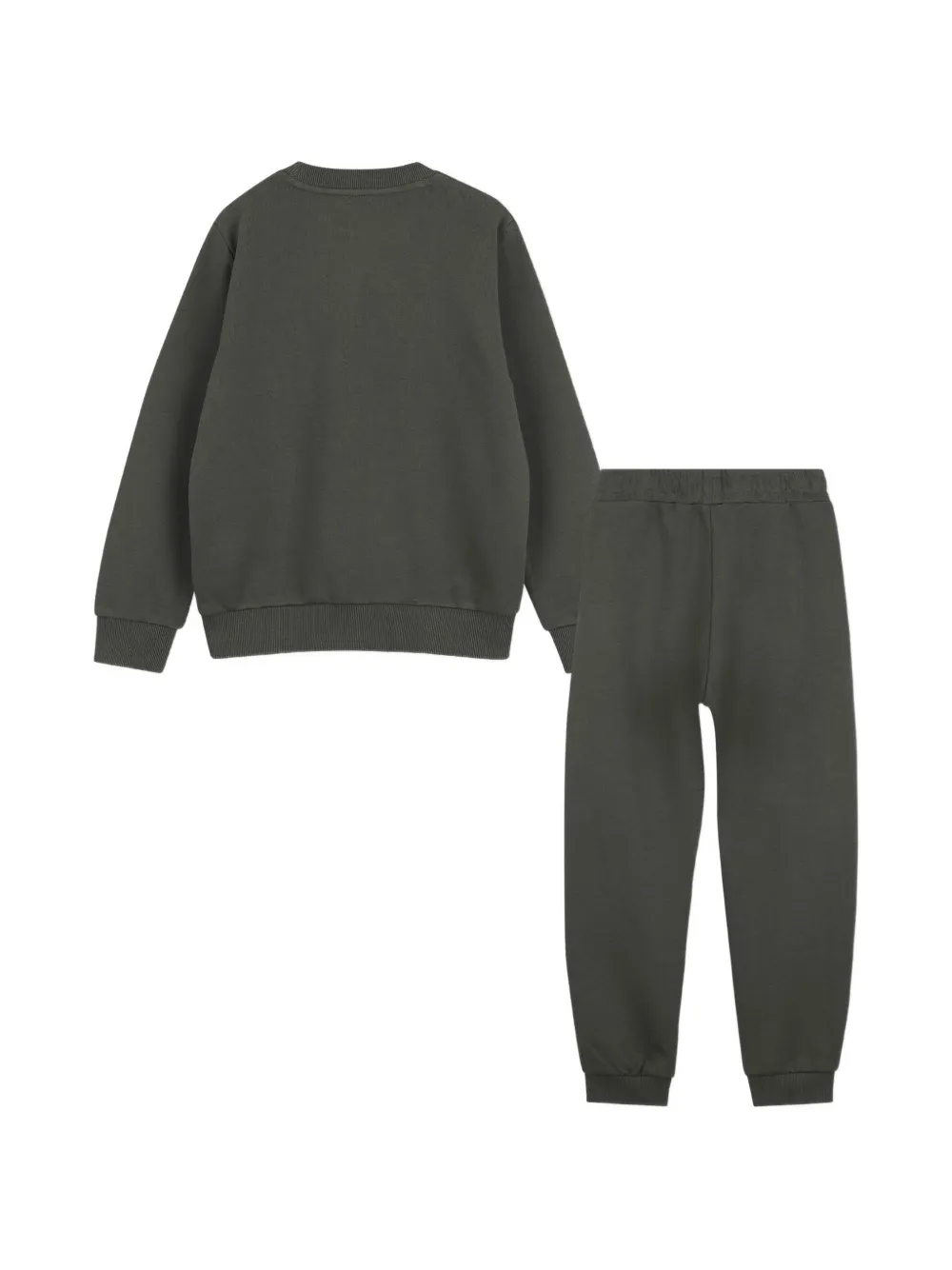 Kenzo Kids Trainingspak met geborduurd logo en ronde hals Grijs