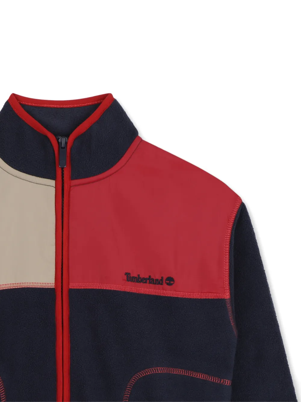 Timberland Kids Fleece jack Blauw