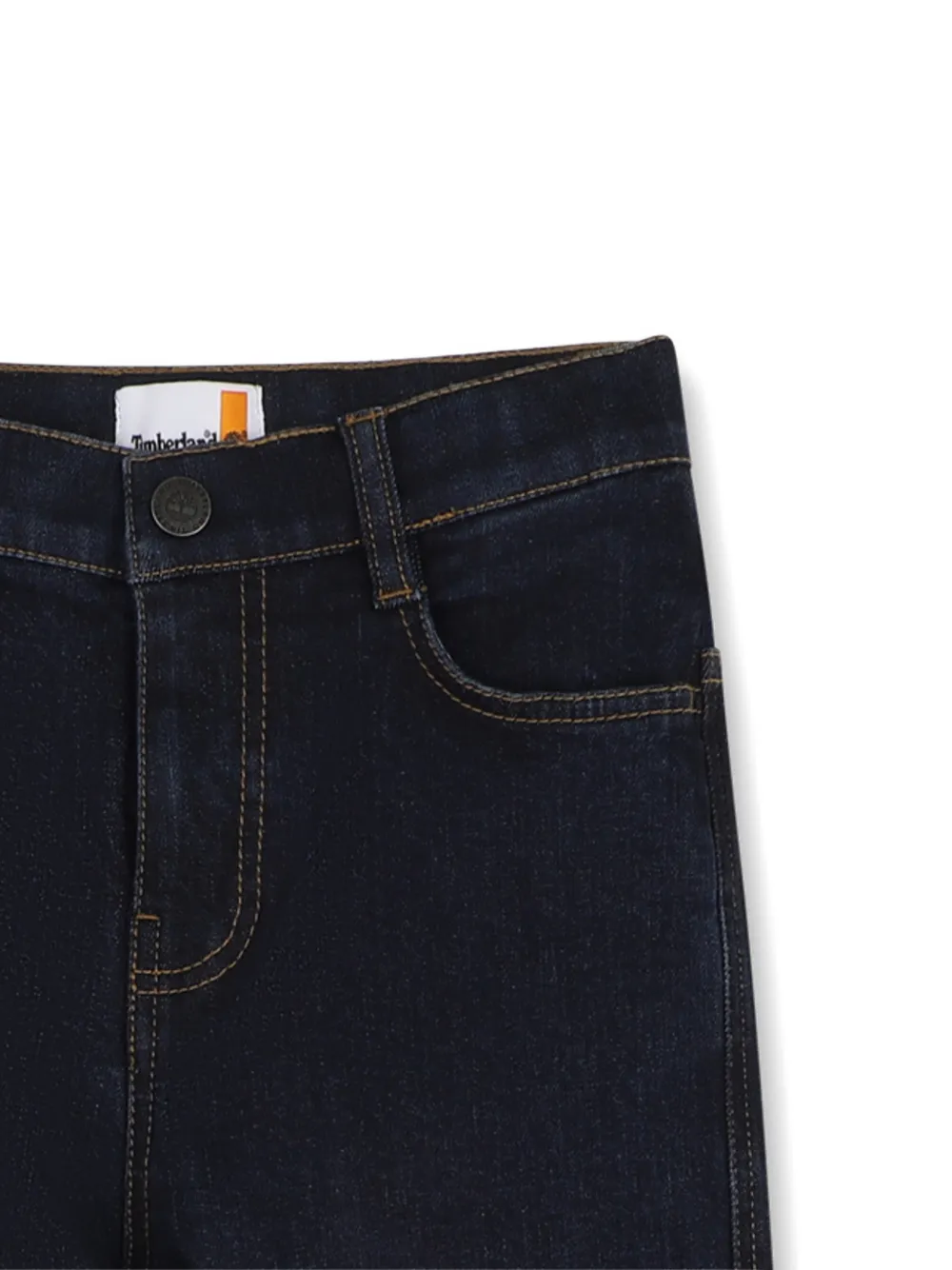 Timberland Kids Jeans met logopatch Blauw