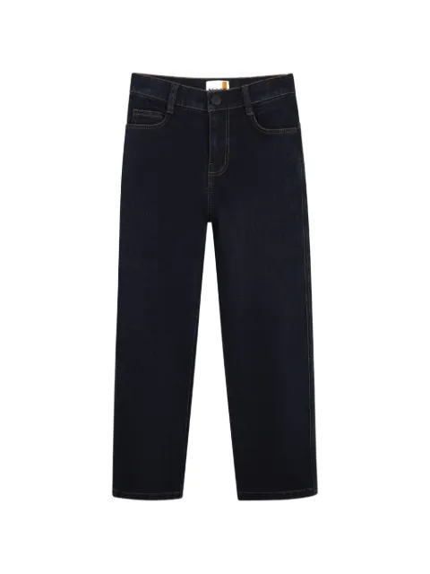 Timberland Kids jean droit à patch logo