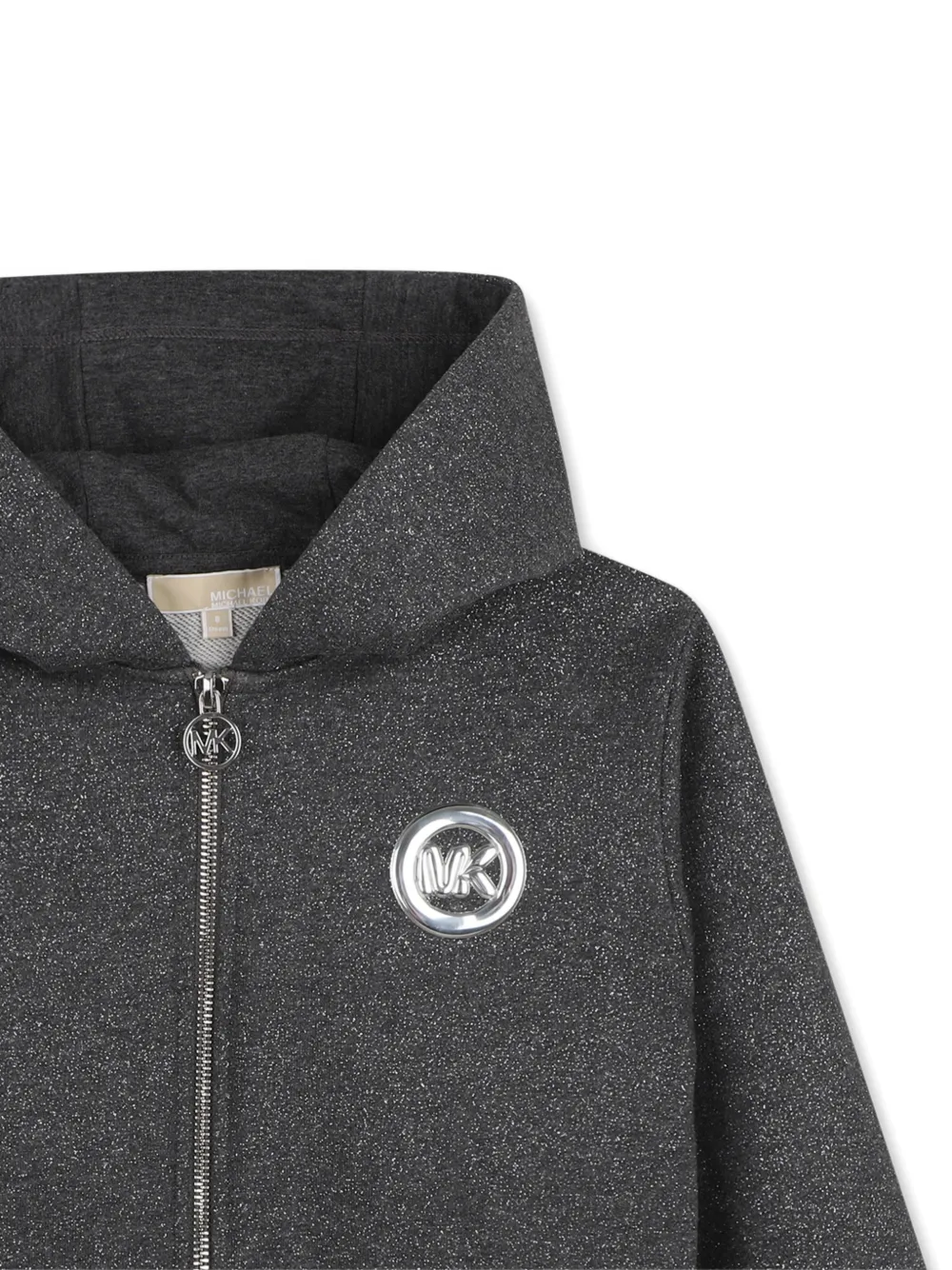 Michael Kors Kids Hoodie met logopatch Grijs