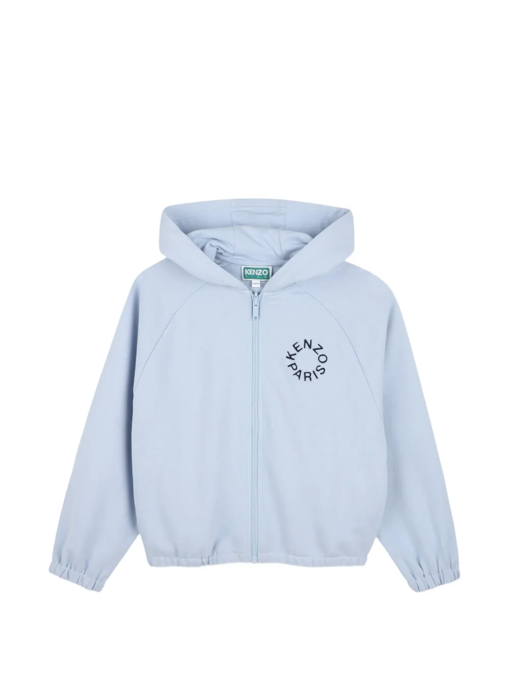 Kenzo Kids Katoenen trainingspak met logo-print en capuchon Blauw