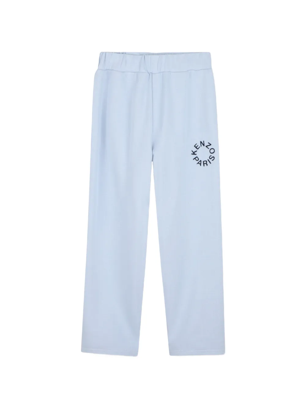 Kenzo Kids Katoenen trainingspak met logo-print en capuchon Blauw