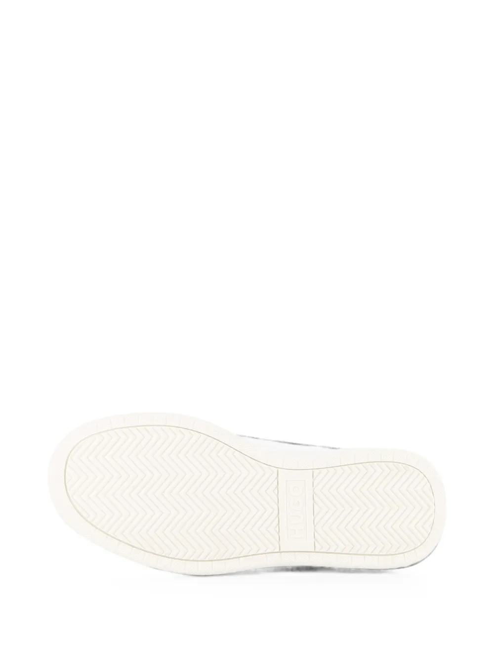 HUGO KIDS Sneakers met logo-print en geperforeerde details Wit