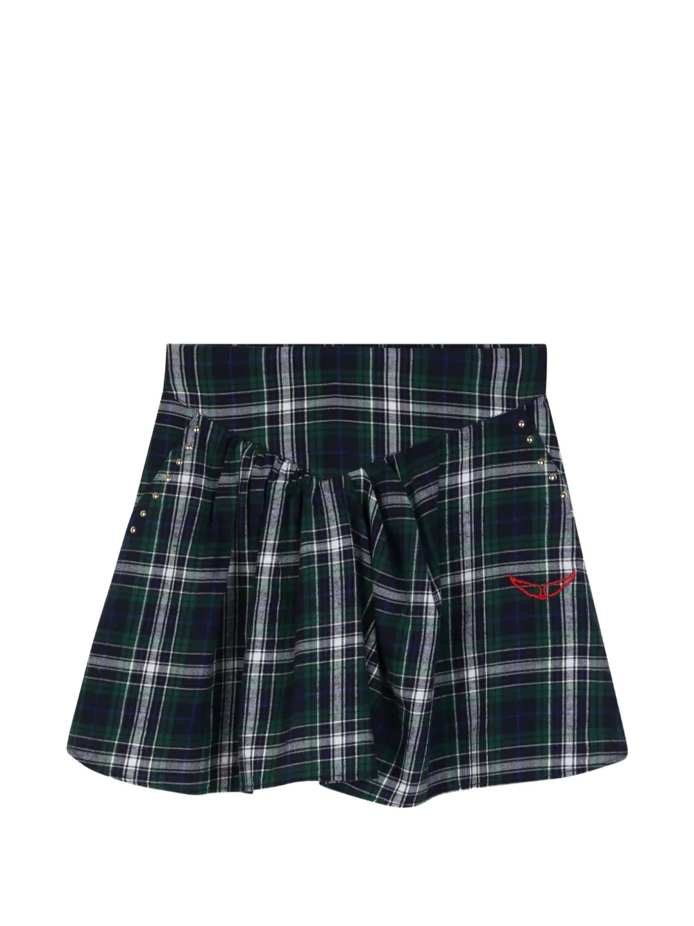 Zadig & Voltaire Kids Gonna a quadri - Verde