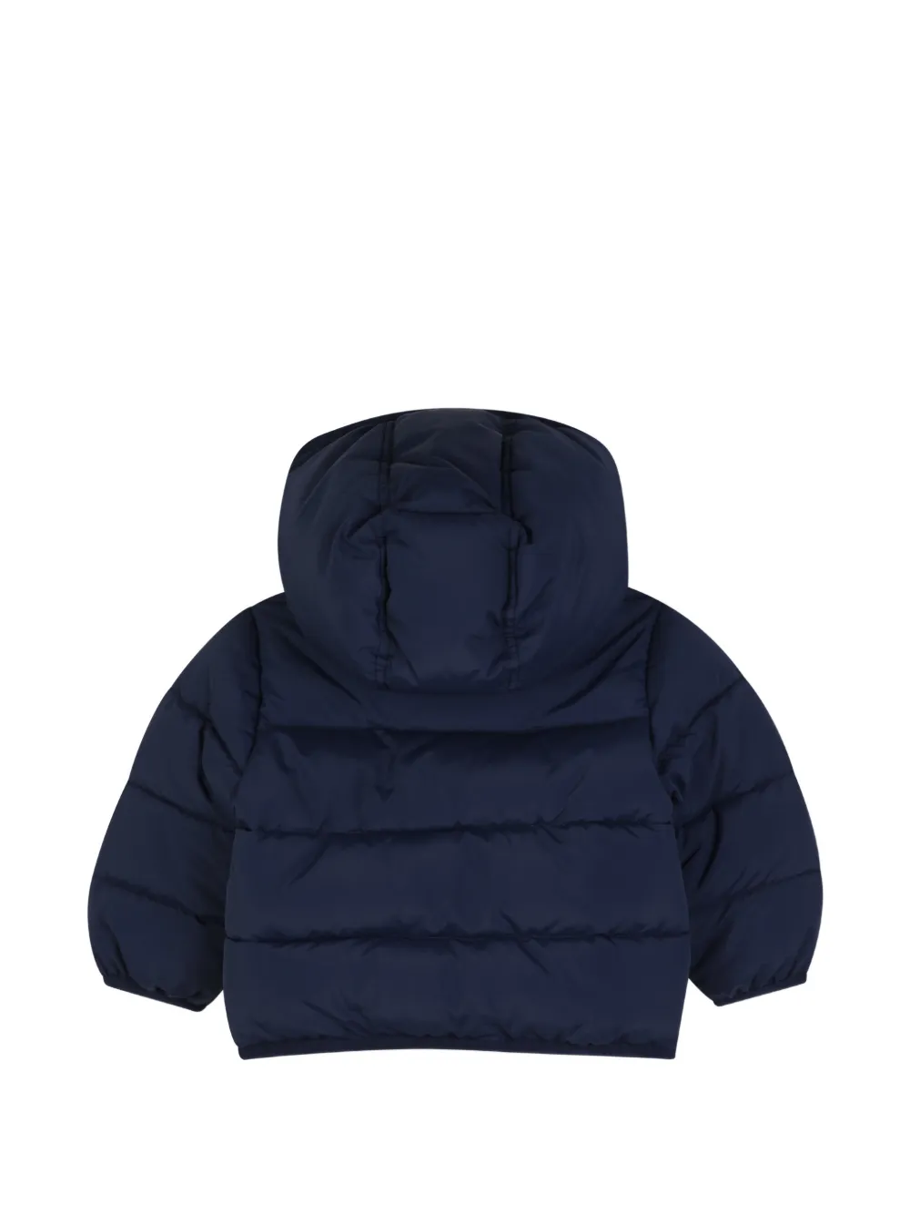 Timberland Kids Gewatteerd jack met logoprint Blauw